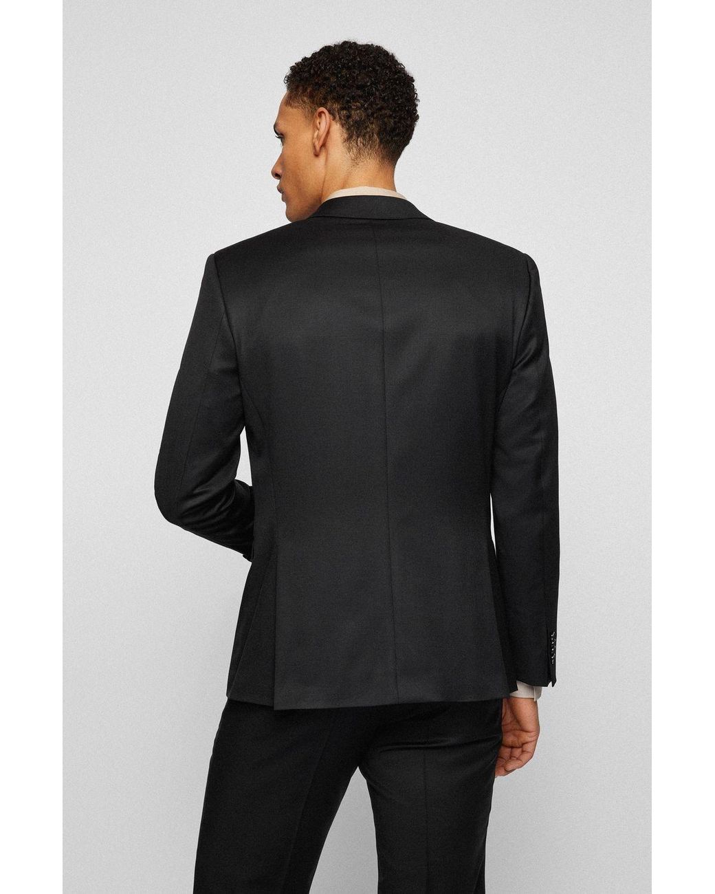 Boss Black Boss Single-Breasted Tailored Blazer for men
