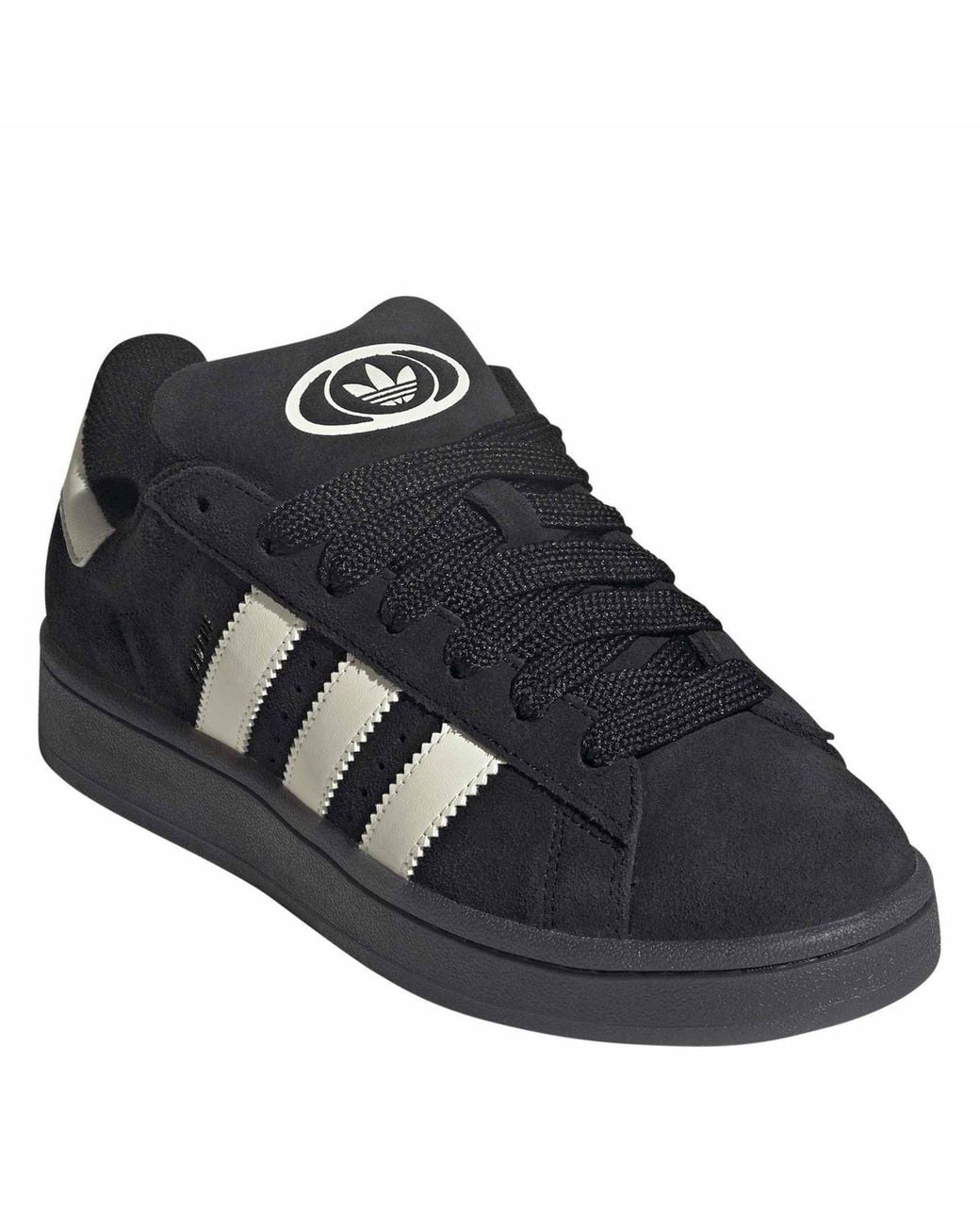Adidas Originals Black Suede Low-Top Sneaker
