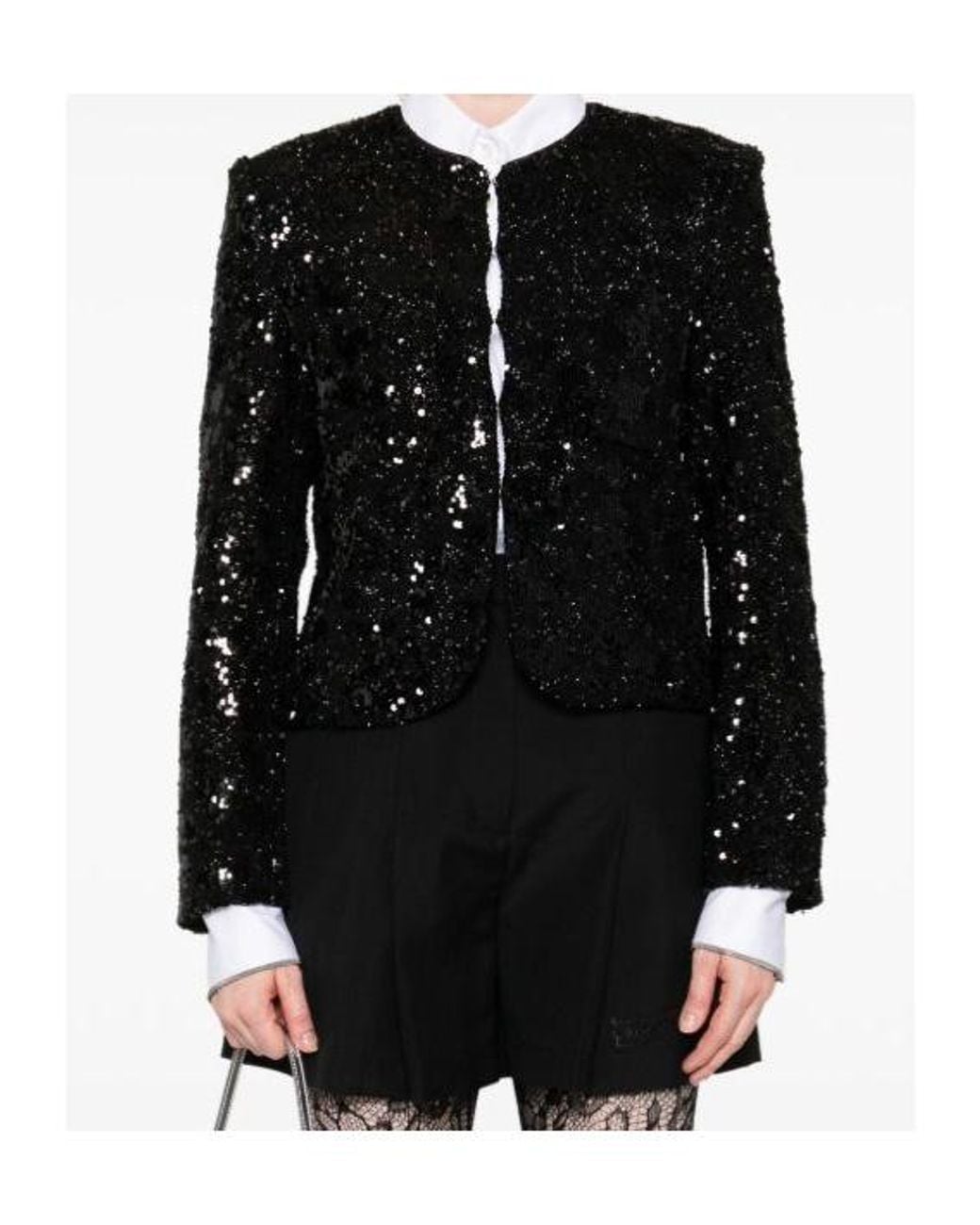 IRO Black Sequined Jacket