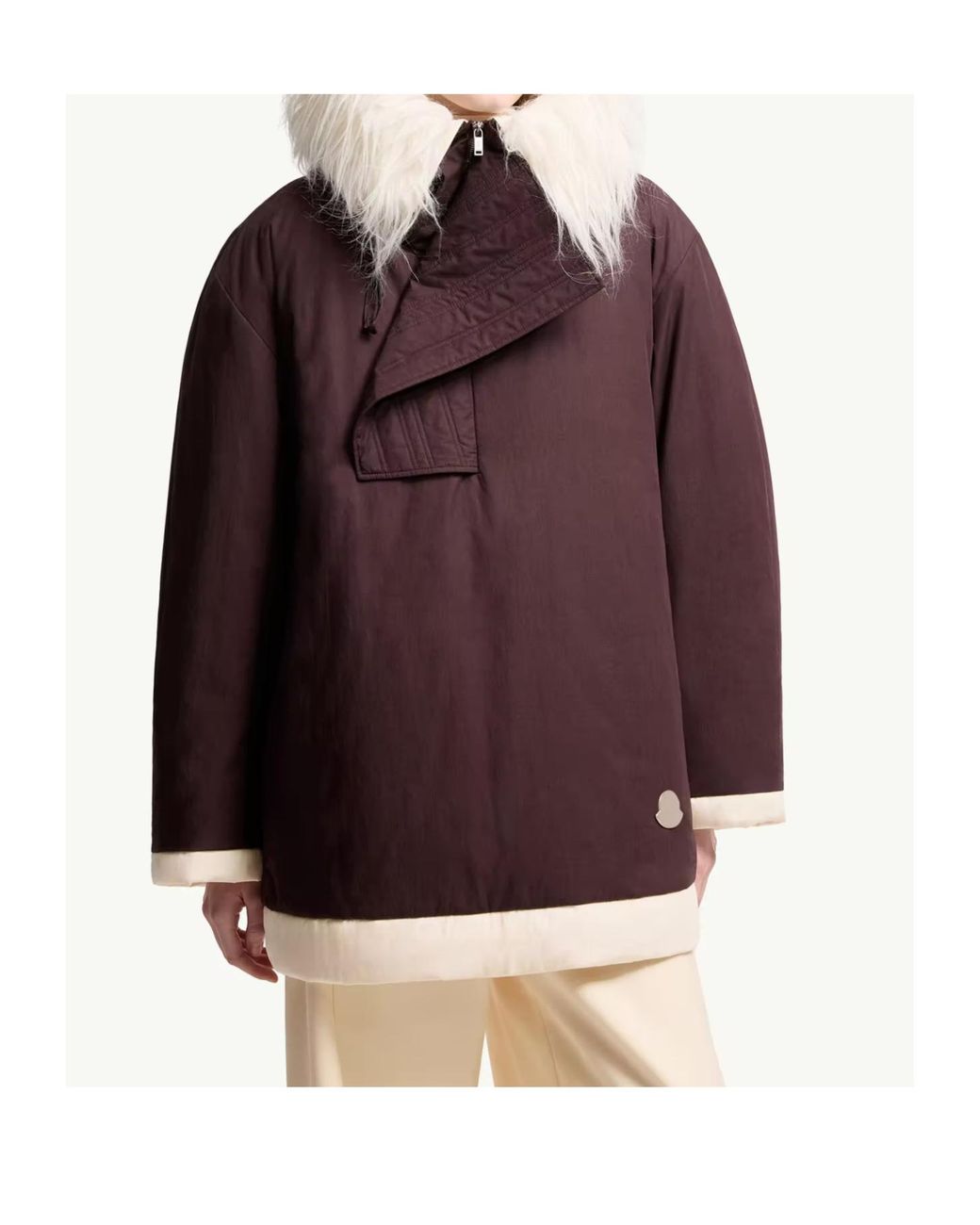 Moncler Purple Jil Sander Bowtiediene Short Down Jacket for men