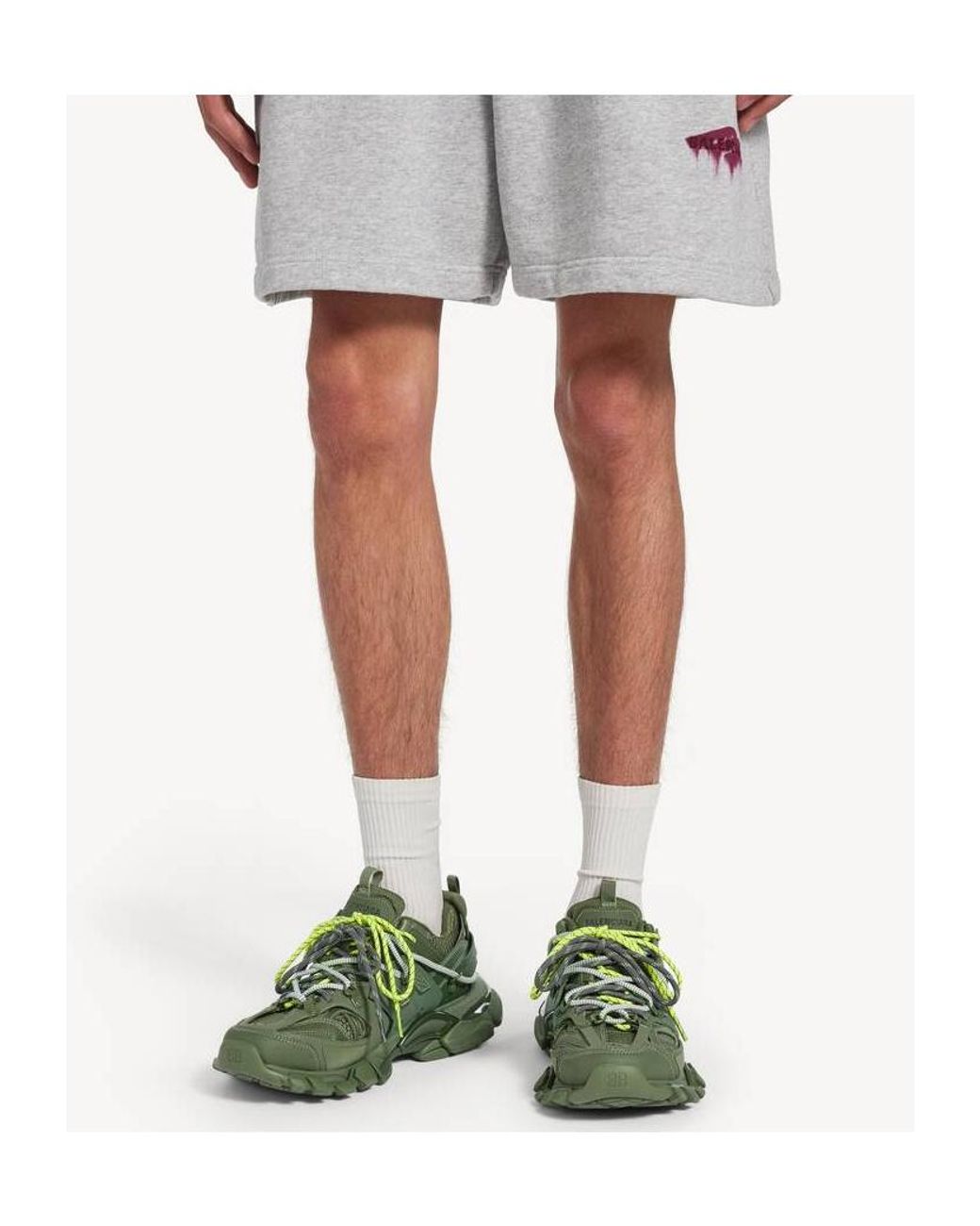 Balenciaga Green Track Trail Laces Sneaker for men