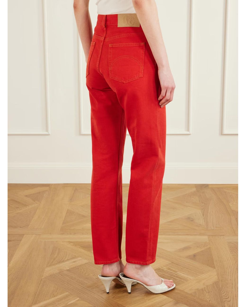 Blazé Milano Red Blazé Milano Clapotis Straight-Leg Jeans