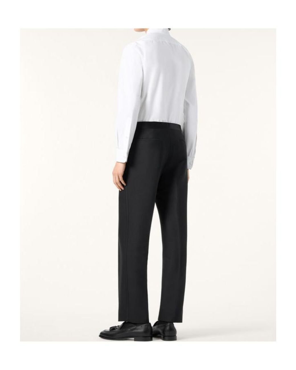 Loro Piana Black Jacey Trousers for men