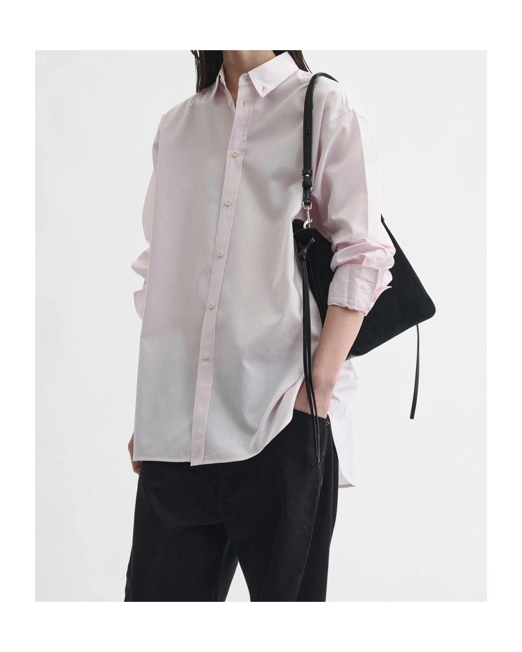 Phoebe Philo Pink Button Collar Shirt