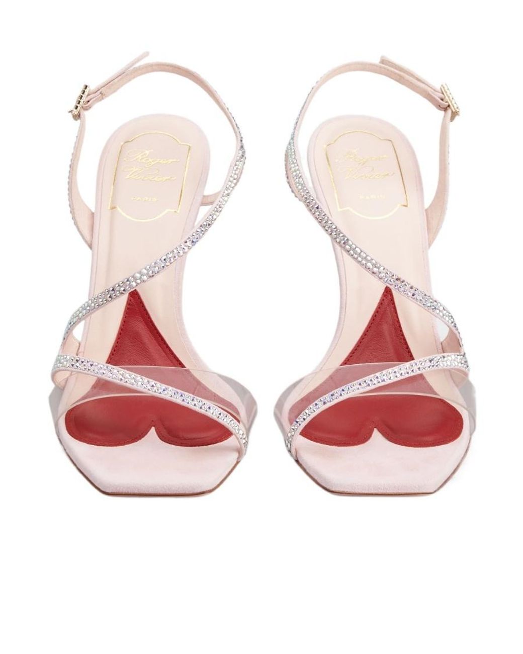 Roger Vivier Pink I Love Vivier Bling Sandals