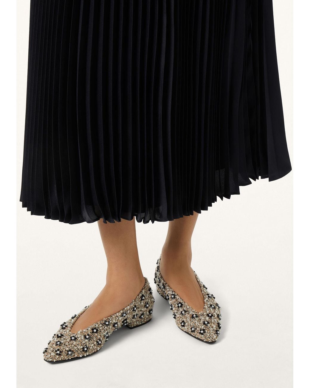 Loro Piana Multicolor Rebecca Ballet Flats