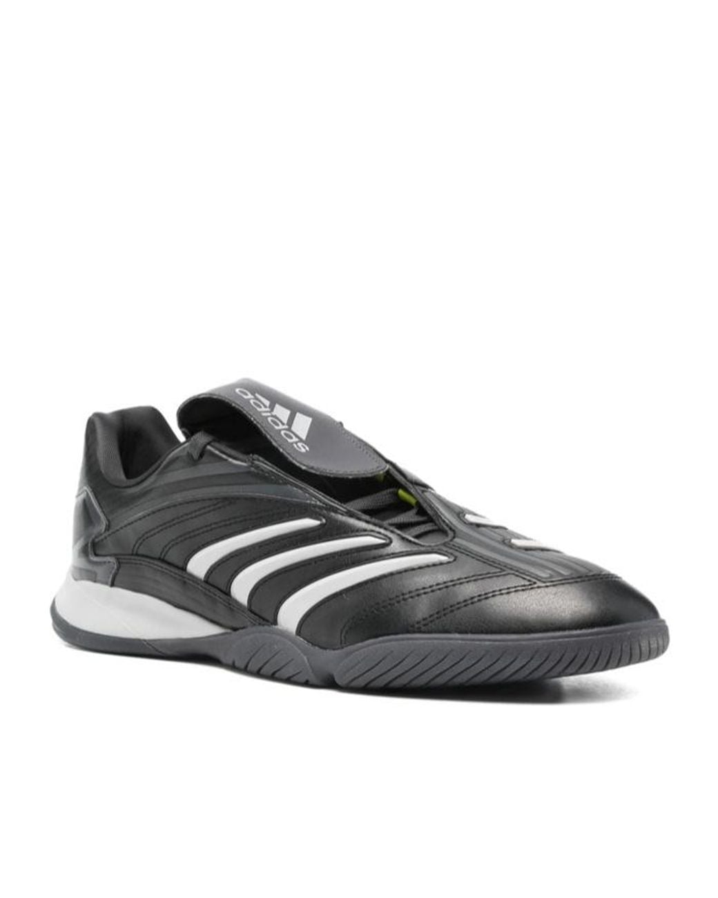 Adidas Black Predator Sala Logo-Detail Sneakers for men