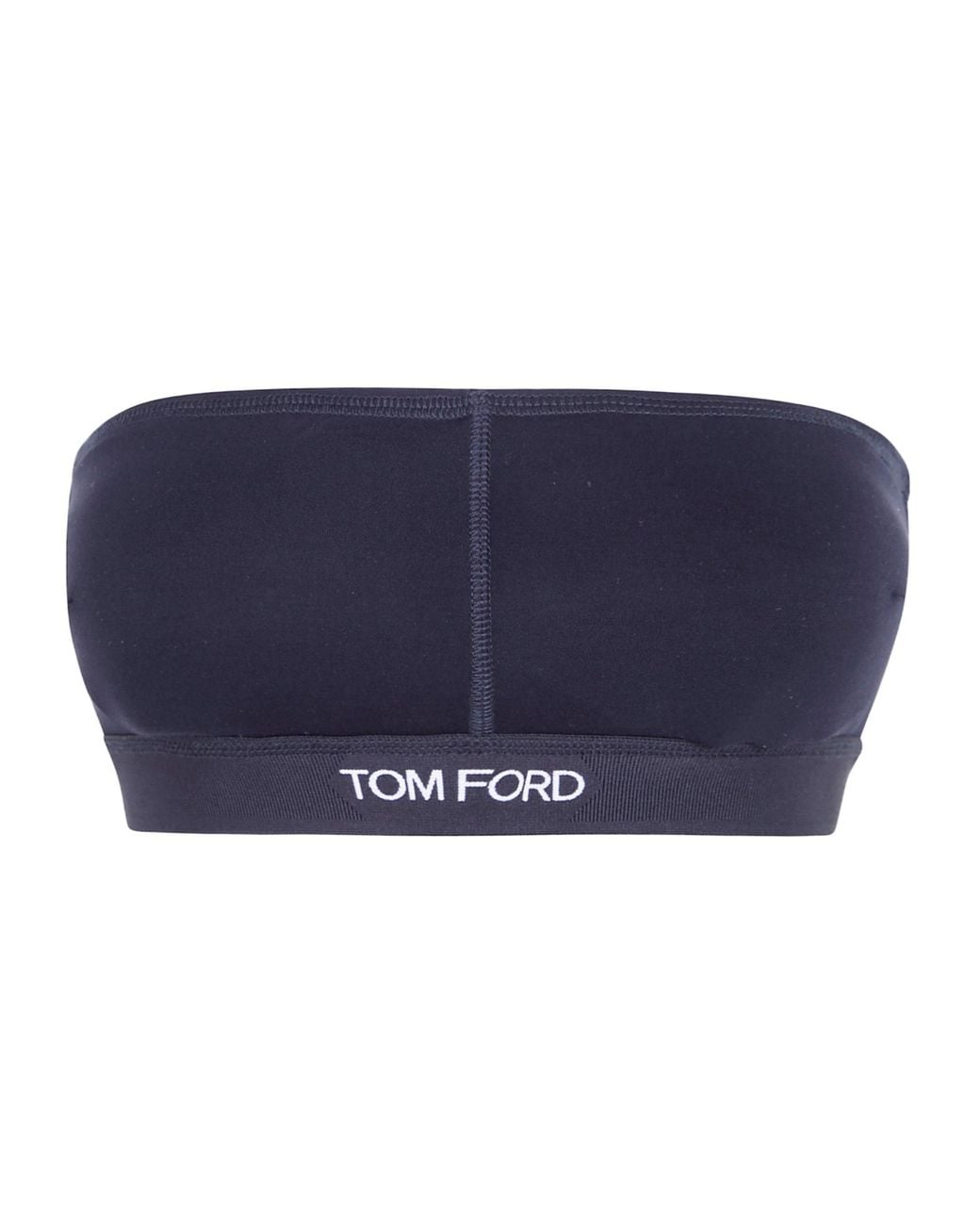 Tom Ford Blue Bra With Band And Logo