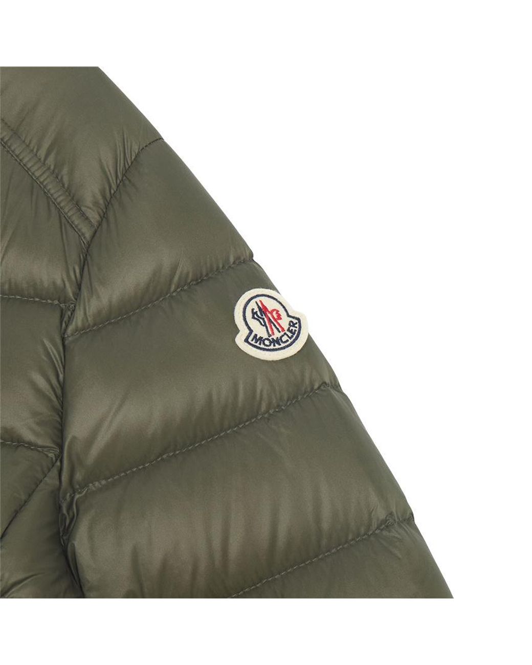 Moncler Green Slim Long Down Jacket