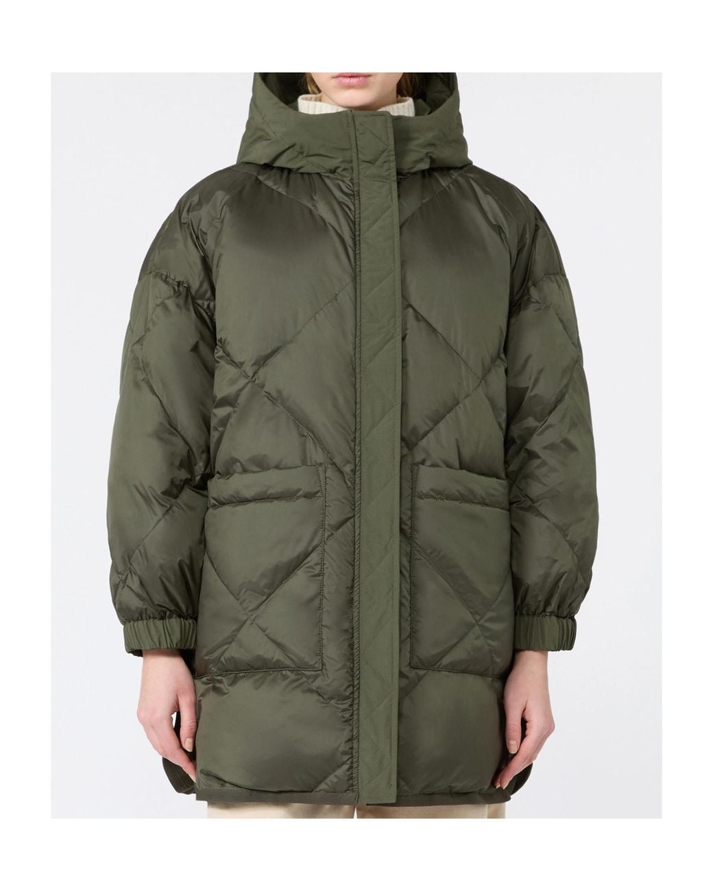 Weekend by Maxmara Green Reversible Parka