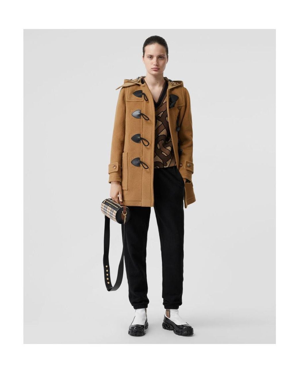 Burberry Natural Wool-Blended Coat