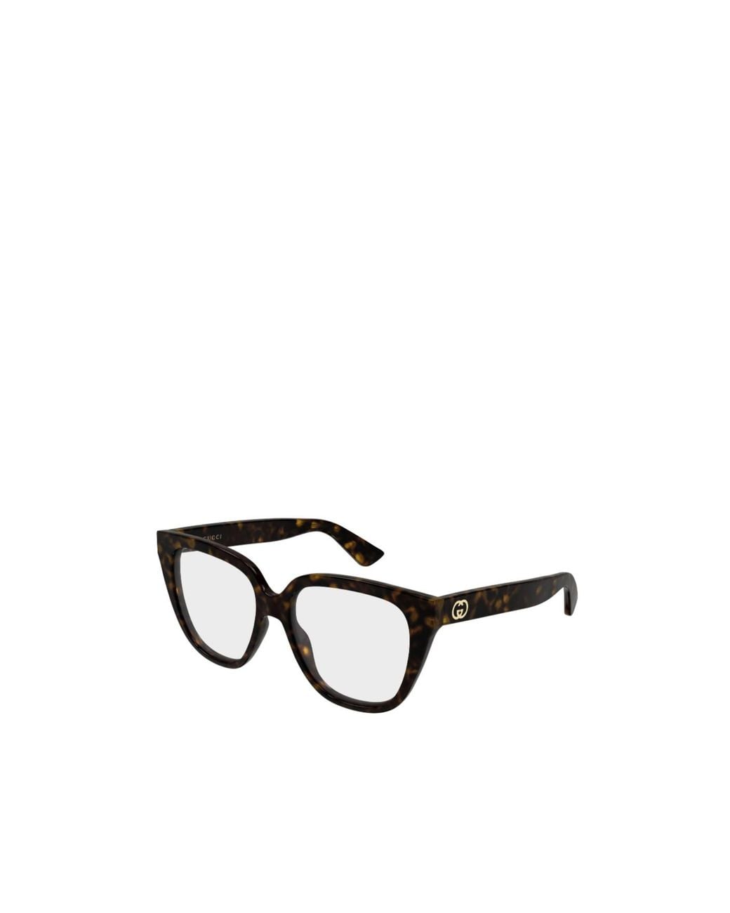 Gucci White Eyewear Cat-Eye Frame Glasses