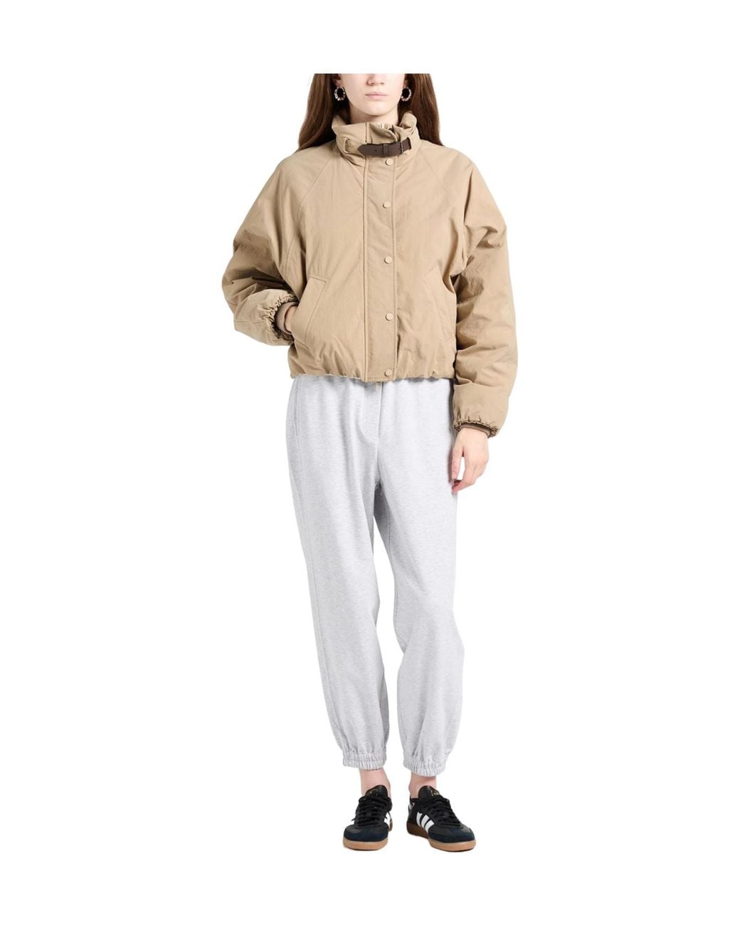 Brunello Cucinelli White Plain Colour Sweatpants