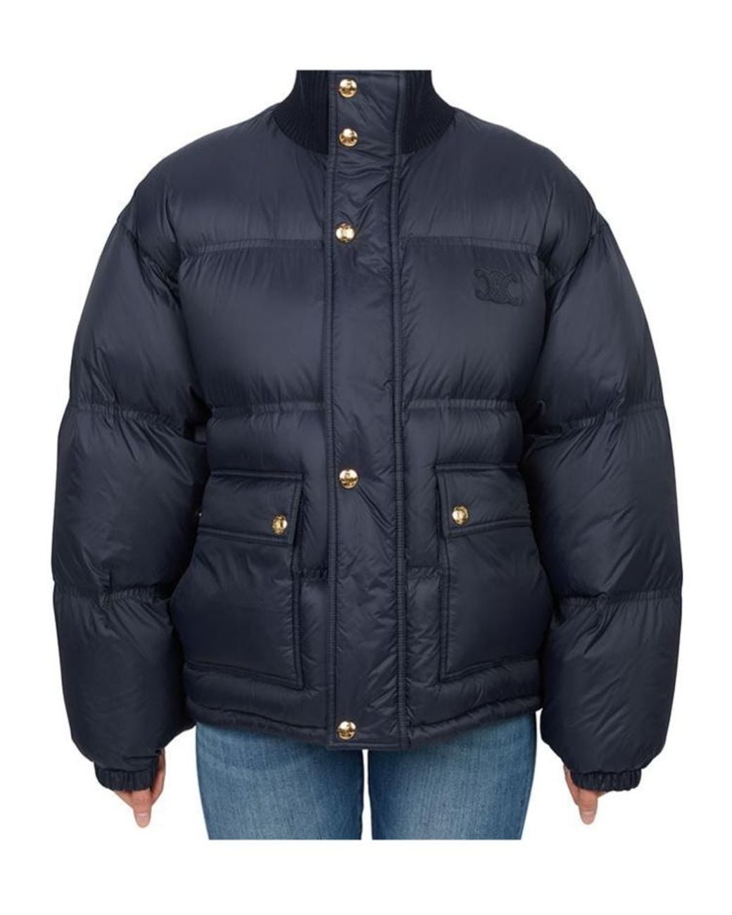 Céline Blue Puffer Jacket