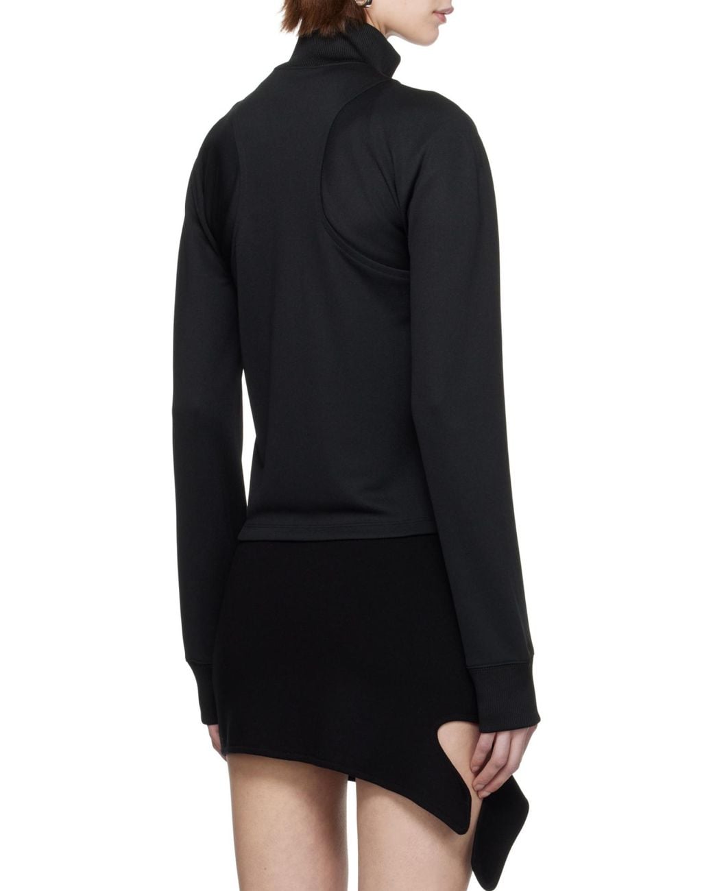 Courreges Black Courrèges Scuba Tracksuit Interlock Jacket