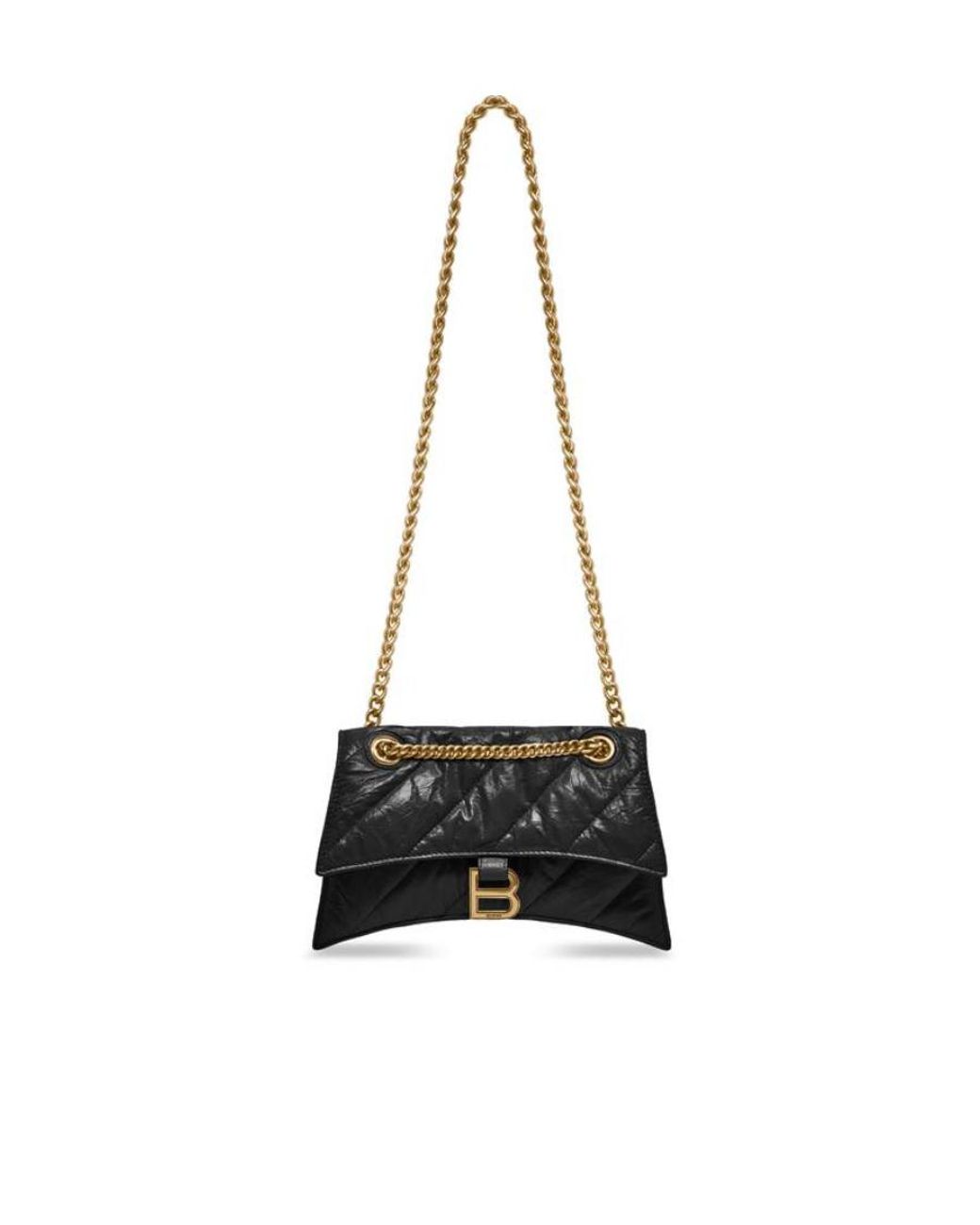 Balenciaga Black Crush Small Shoulder Bag