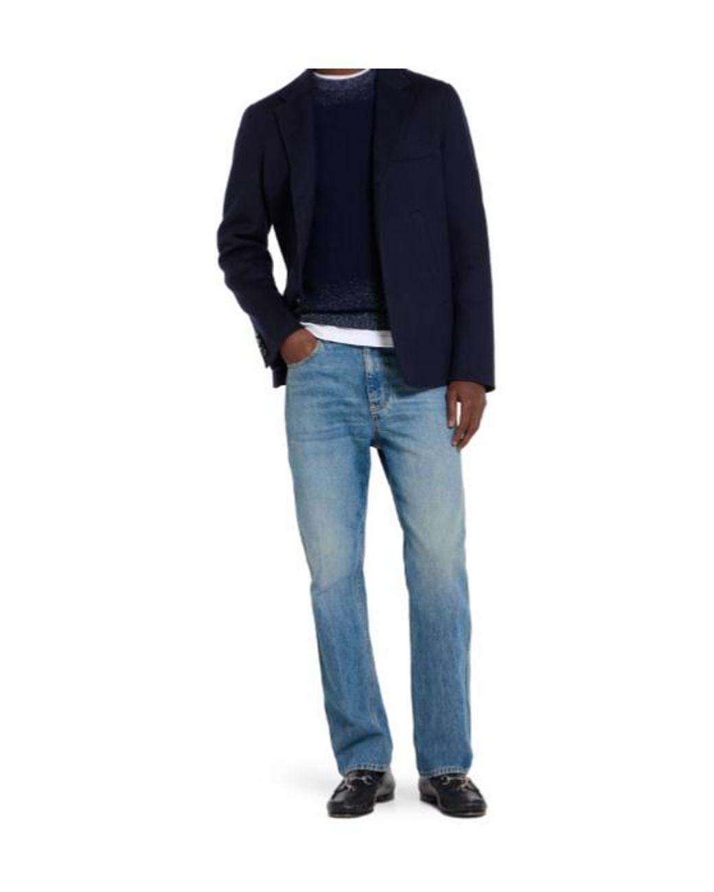 Gucci Blue Slim Fit Denim Jeans for men