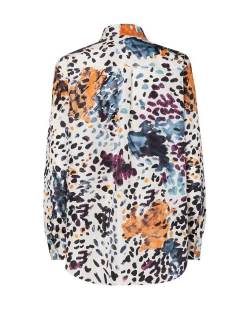 Fendi Blue Falena Printed Oversized Shirt