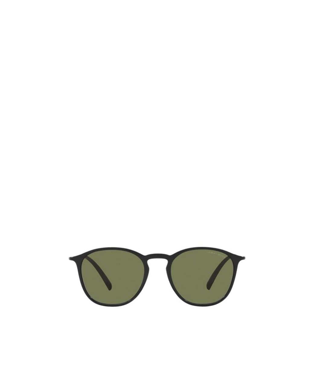 Giorgio Armani Green Round Frame Sunglasses for men