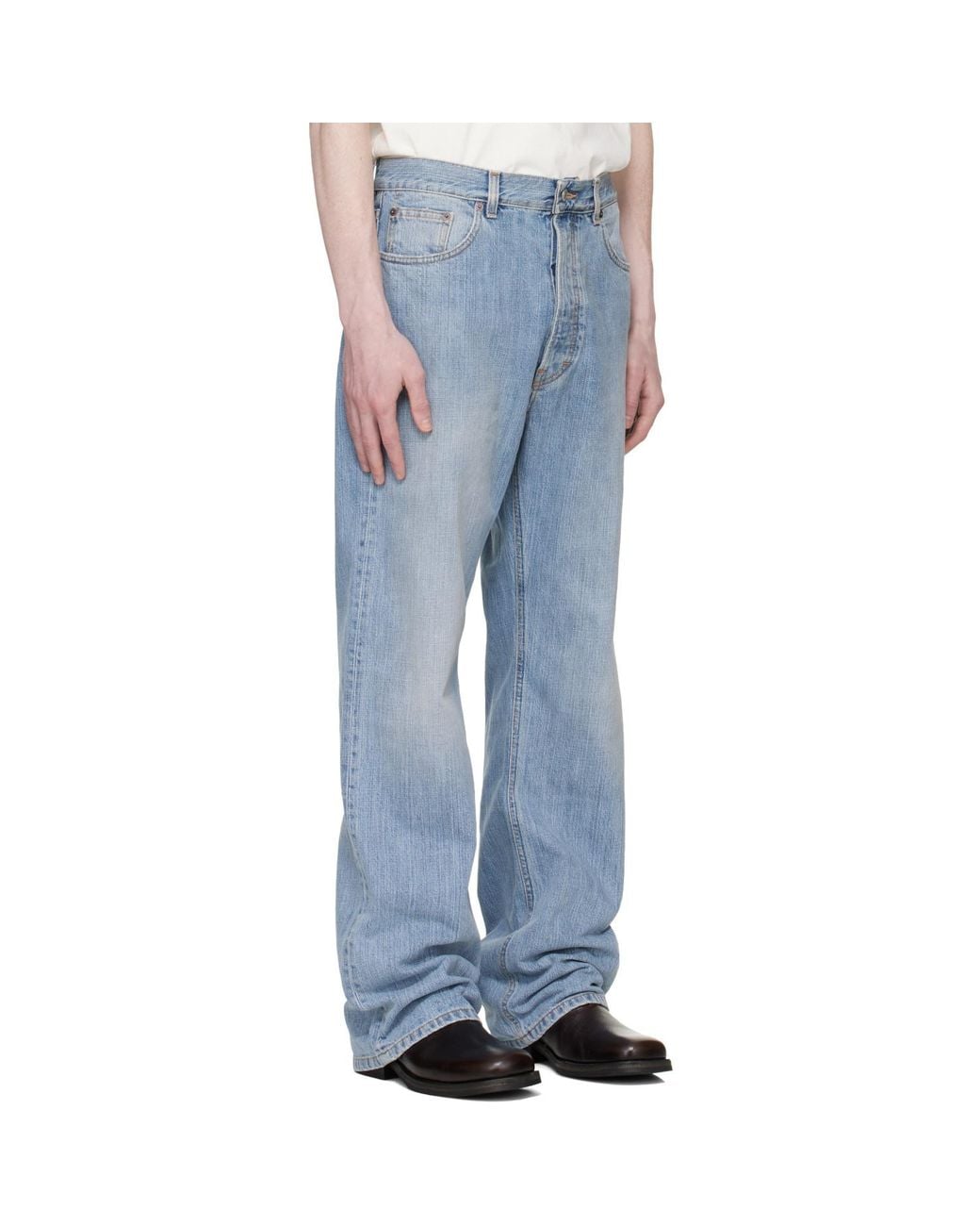 Jeanerica Blue Five-Pocket Jeans for men