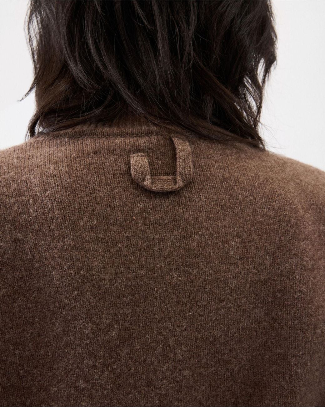 Jacquemus Brown High Neck Knitted Top