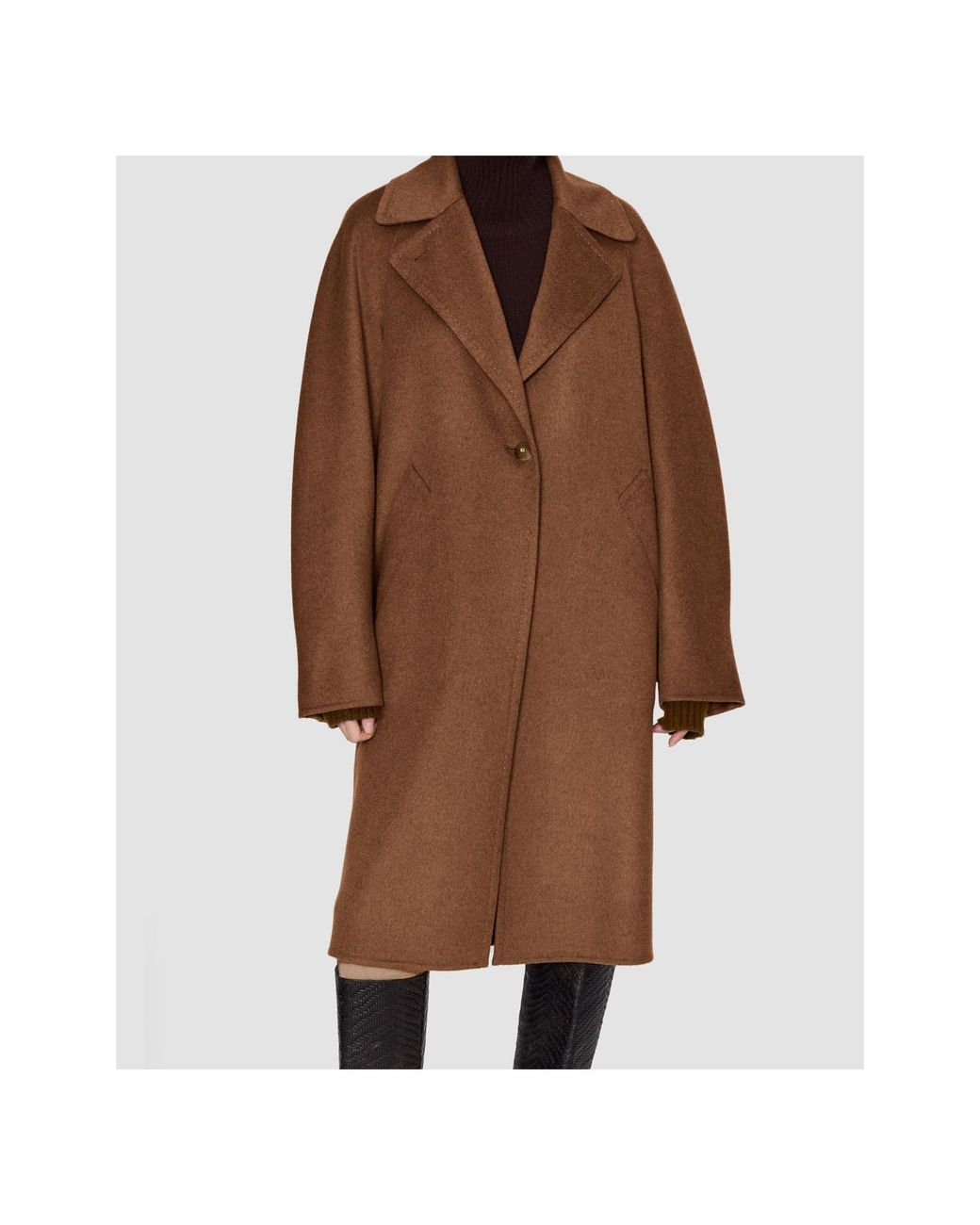 Joseph Brown Single-Button Coat
