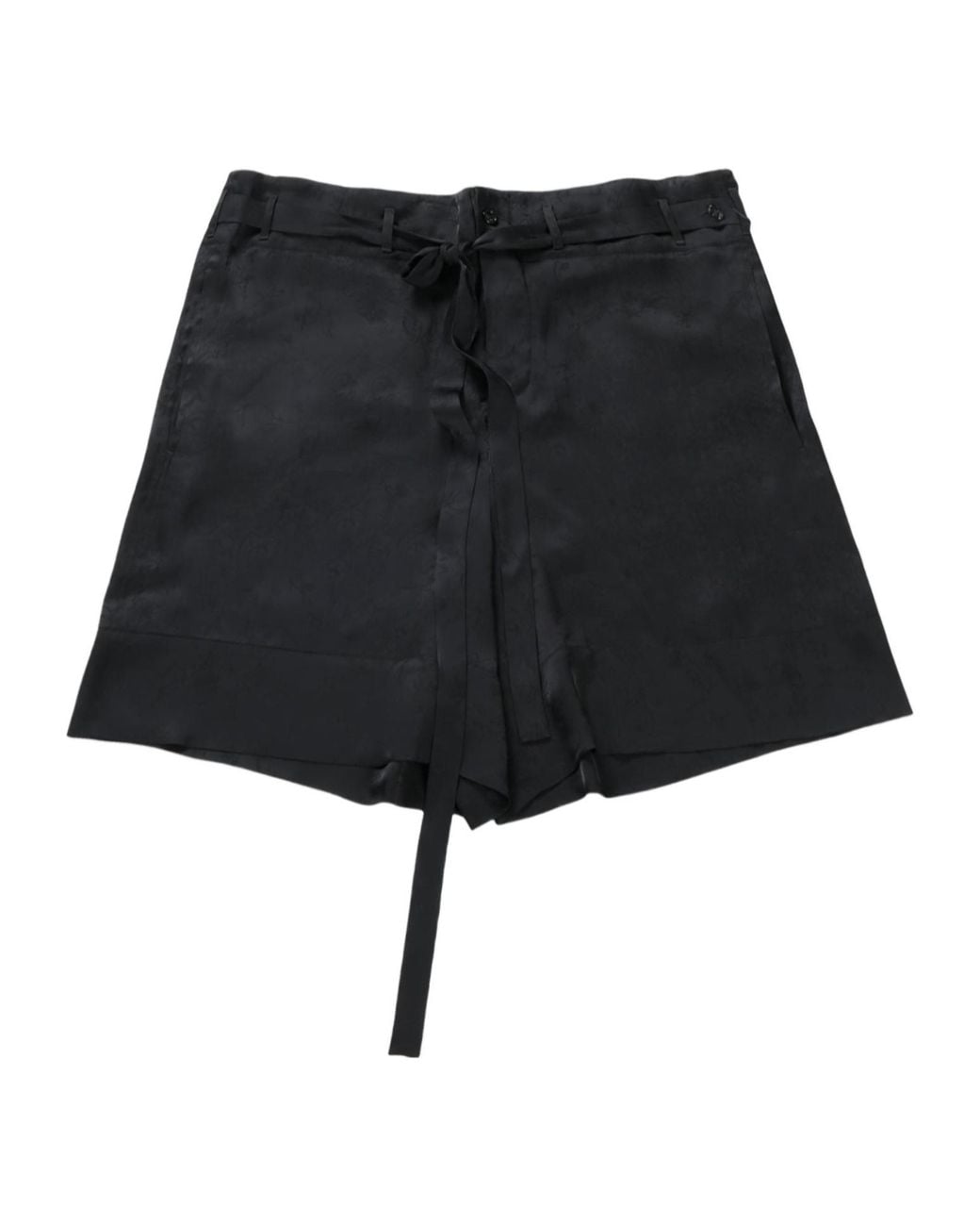 Ann Demeulemeester Black Blenda-Lounge-Shorts