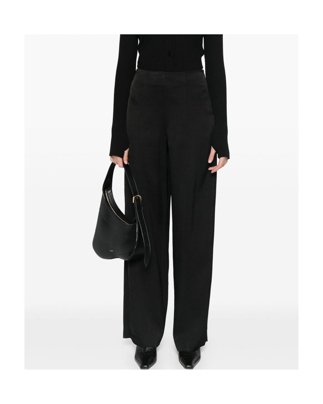 Loulou de Saison Black Talia Trousers