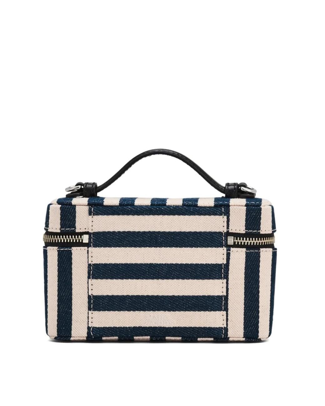 Marc Jacobs Blue The Stripe Everyday Vanity Bag