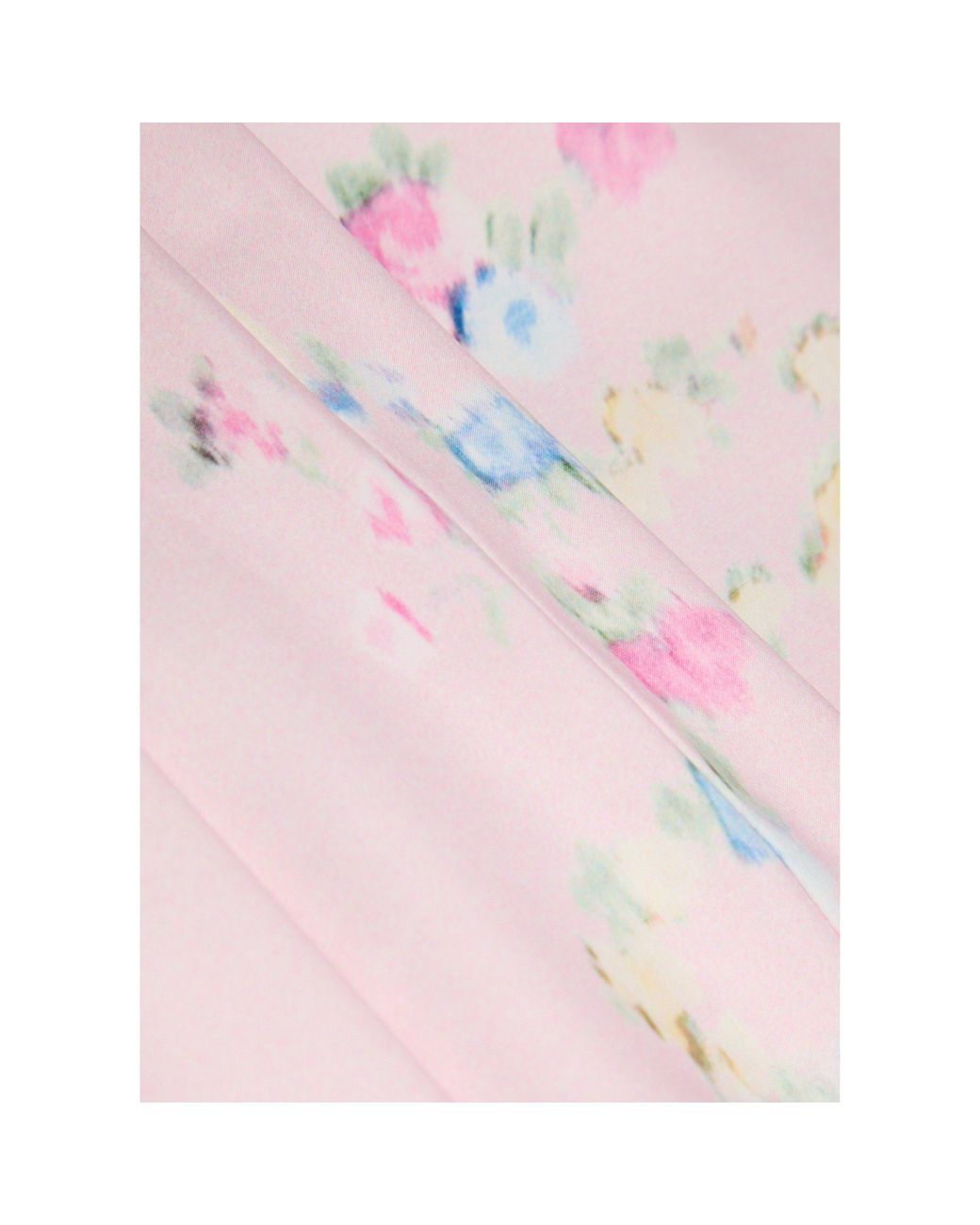 LoveShackFancy Pink Floral Print Skirt