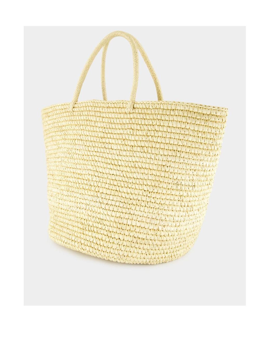 Sensi Studio Metallic Maxi Woven-Straw Tote Bag