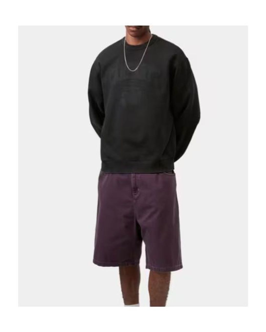 Carhartt Black Faded Pond Corps Sweatshirt for men
