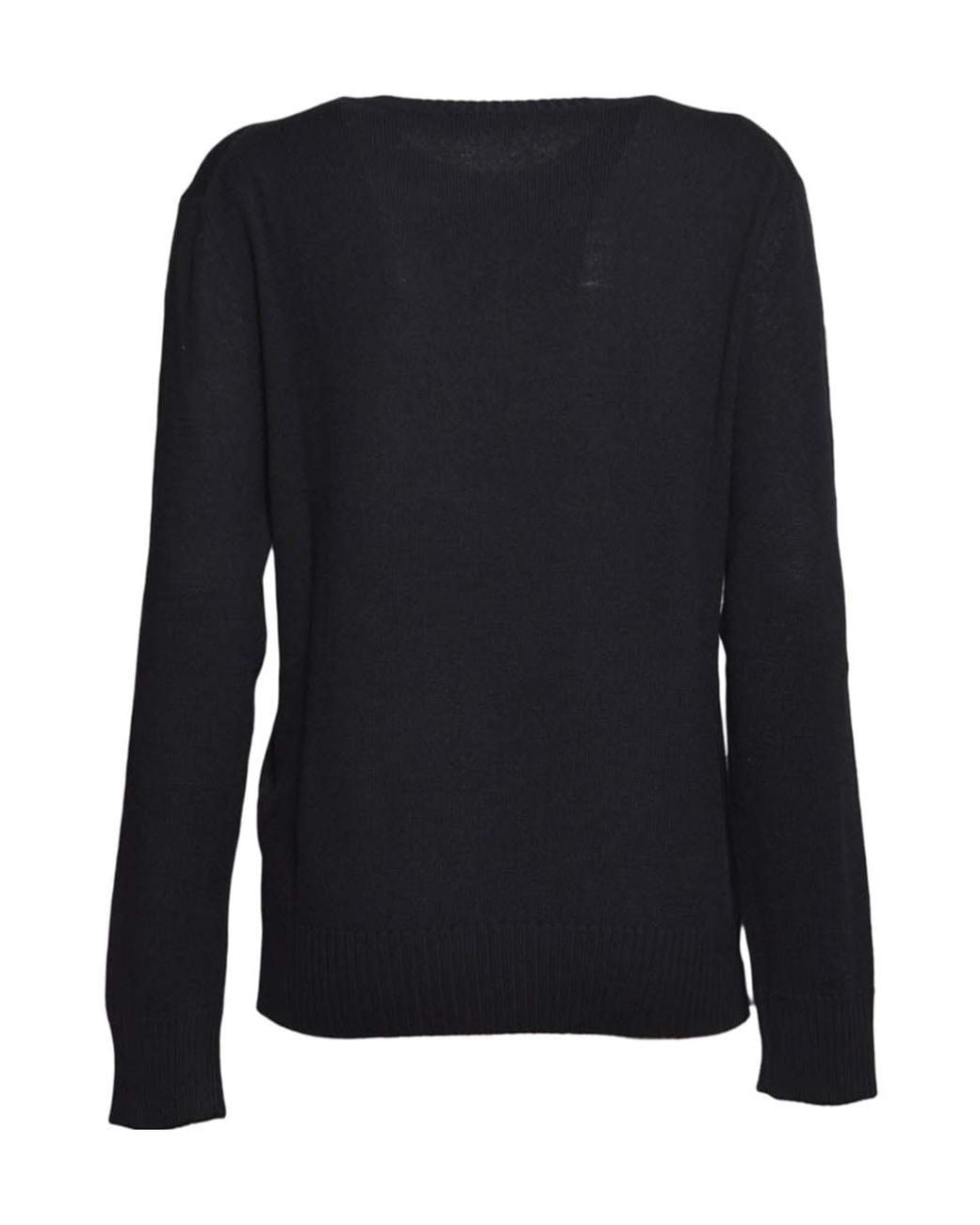 Jil Sander Black Long Sleeve Crewneck Jumper