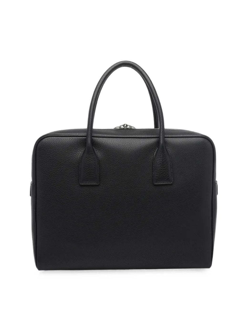 Saint Laurent Black Bv Bowling Brief Messenger Bag for men
