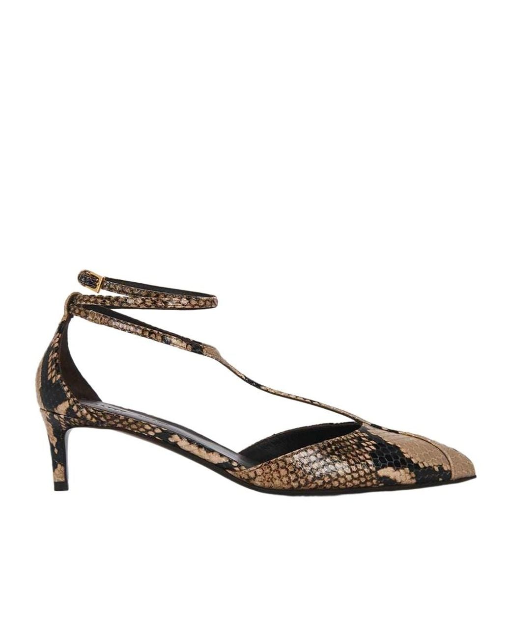 Khaite Metallic Pointed-Toe High-Heeled Sandals