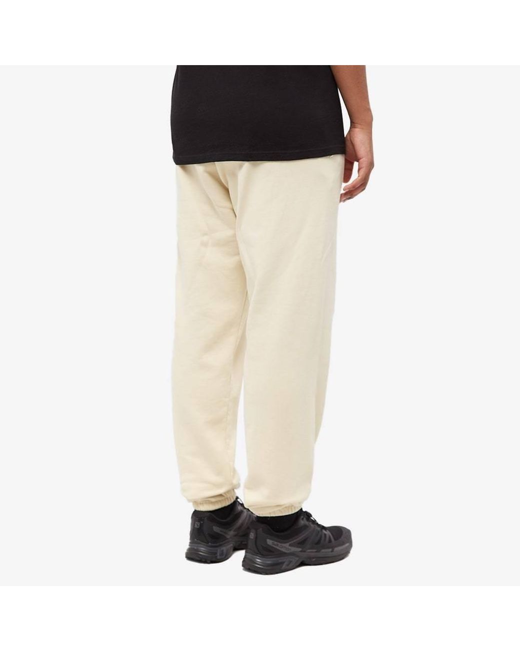 Aries White Cotton Track Pants for men