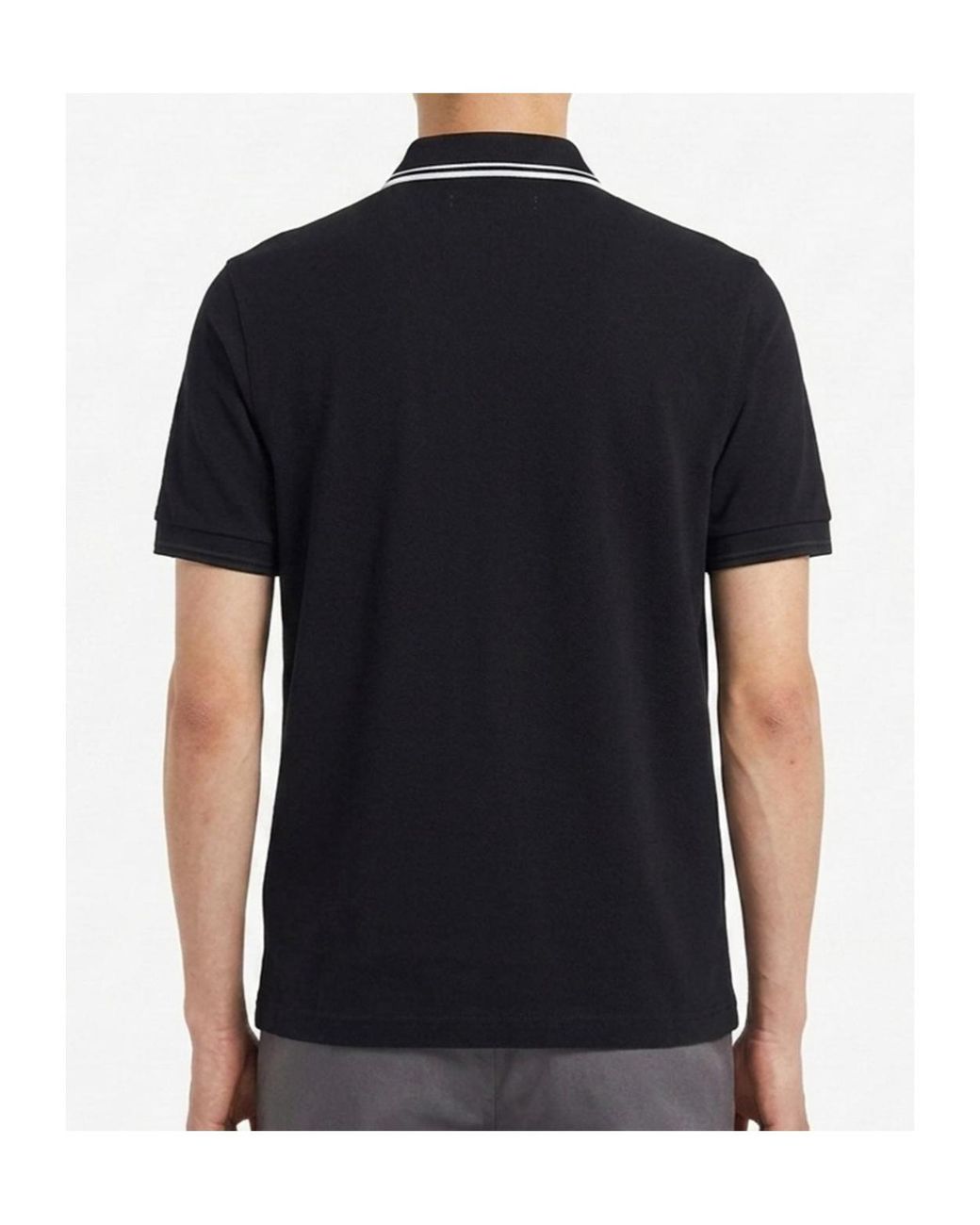 Comme des Garçons Black Comme Des Garçons Shirt X Fred Perry Logo Embroidered Polo Shirt for men