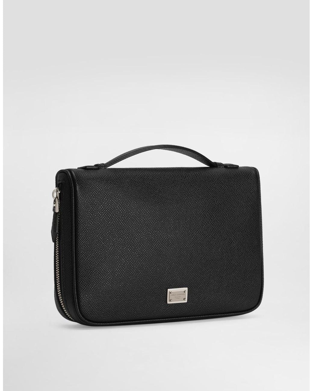 Dolce & Gabbana Black Sicily Clutch Bag for men