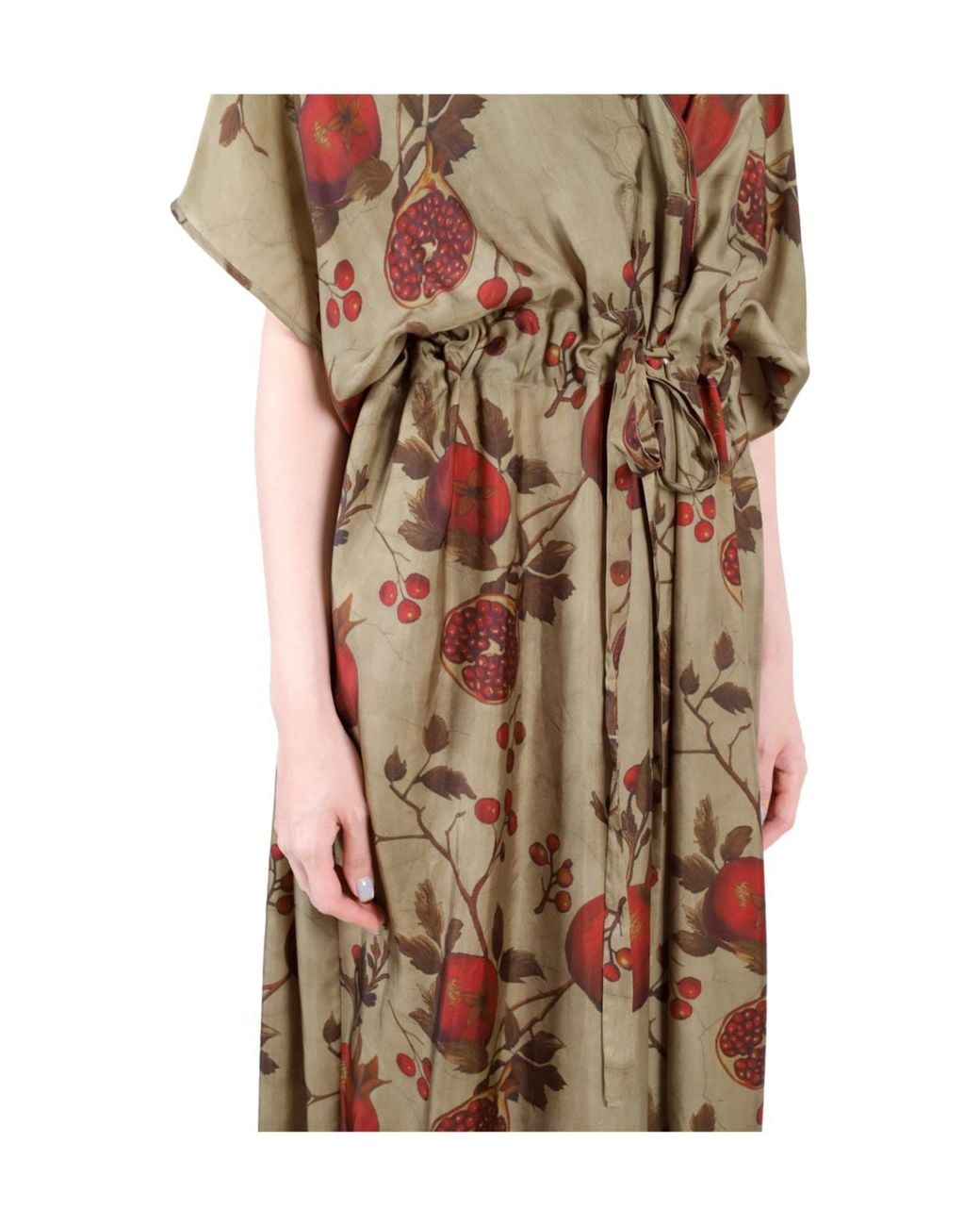 Uma Wang Natural Ruched Dress