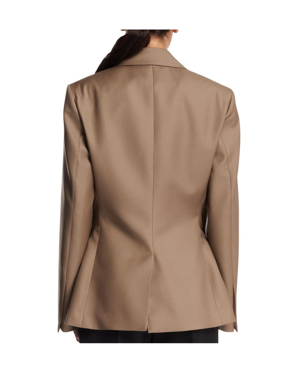 Rohe Brown Hourglass Double-Breasted Blazer