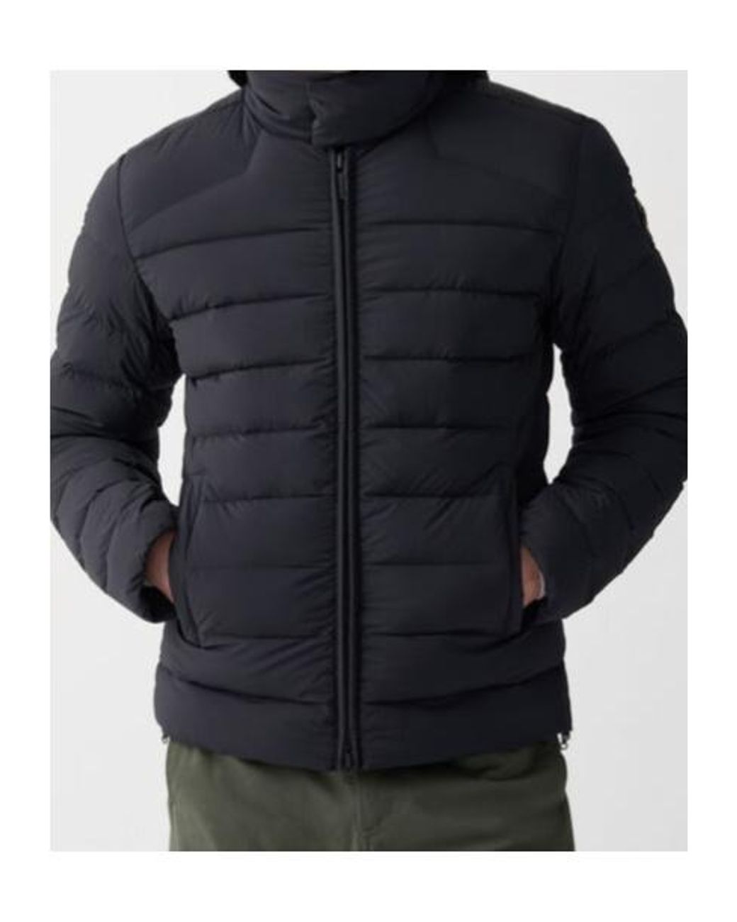 Colmar Blue Quilted Down Jacket With Bib for men
