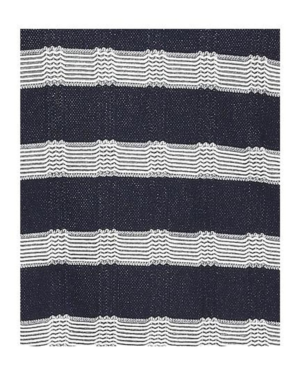 Sportmax Blue Lightweight Striped Knit Top