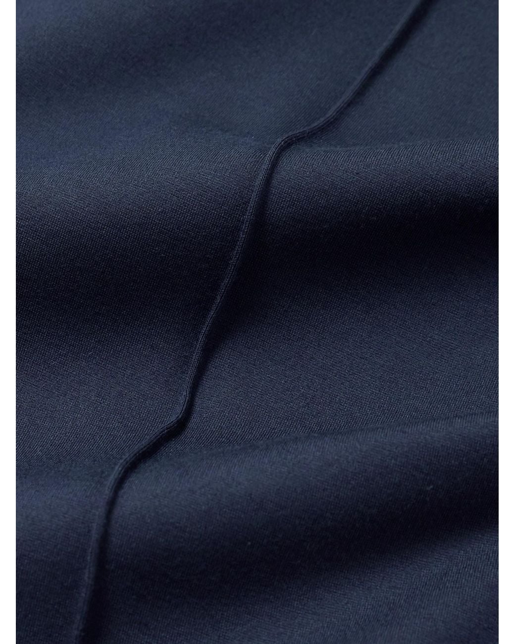 Staud Blue High-Waisted Straight-Leg Pants