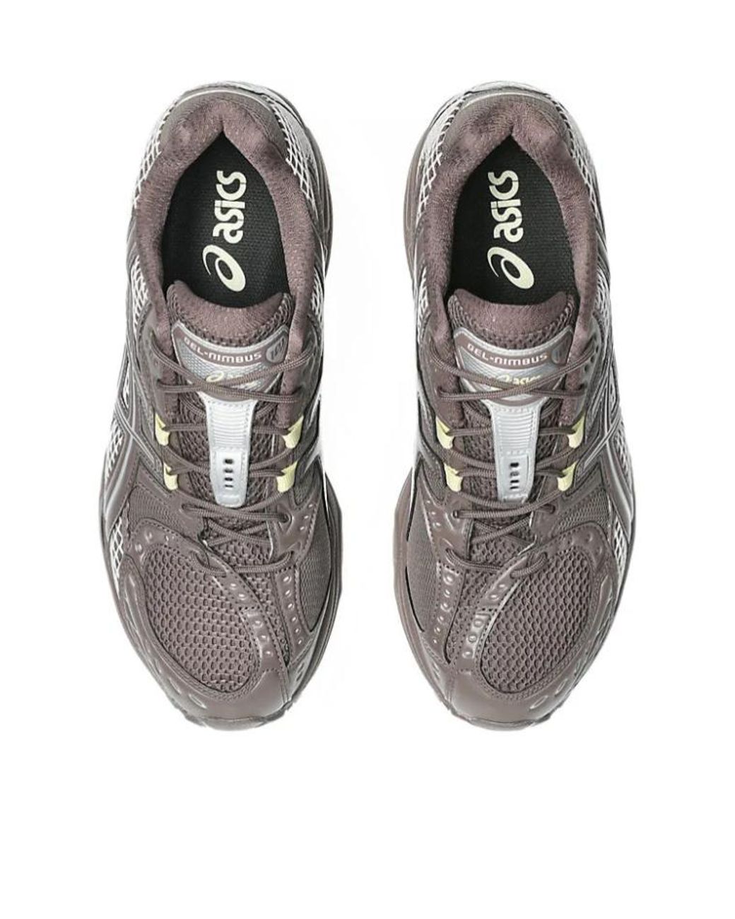 Asics Gray Mesh Panel Running Shoes for men