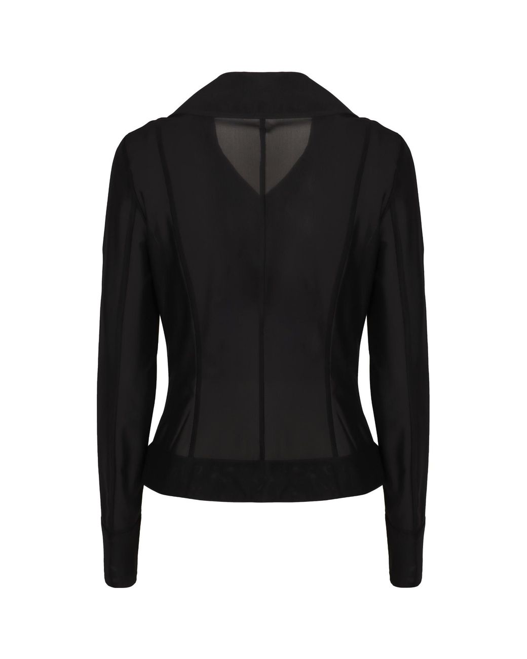 Herno Black Long-Sleeved Zip-Up Jacket