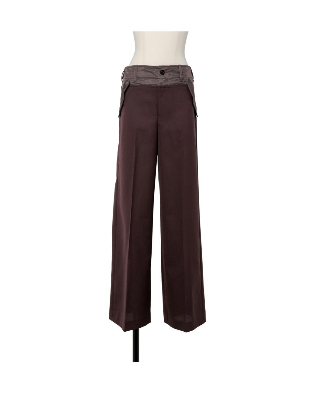 Sacai Purple Belt Loop Casual Pants