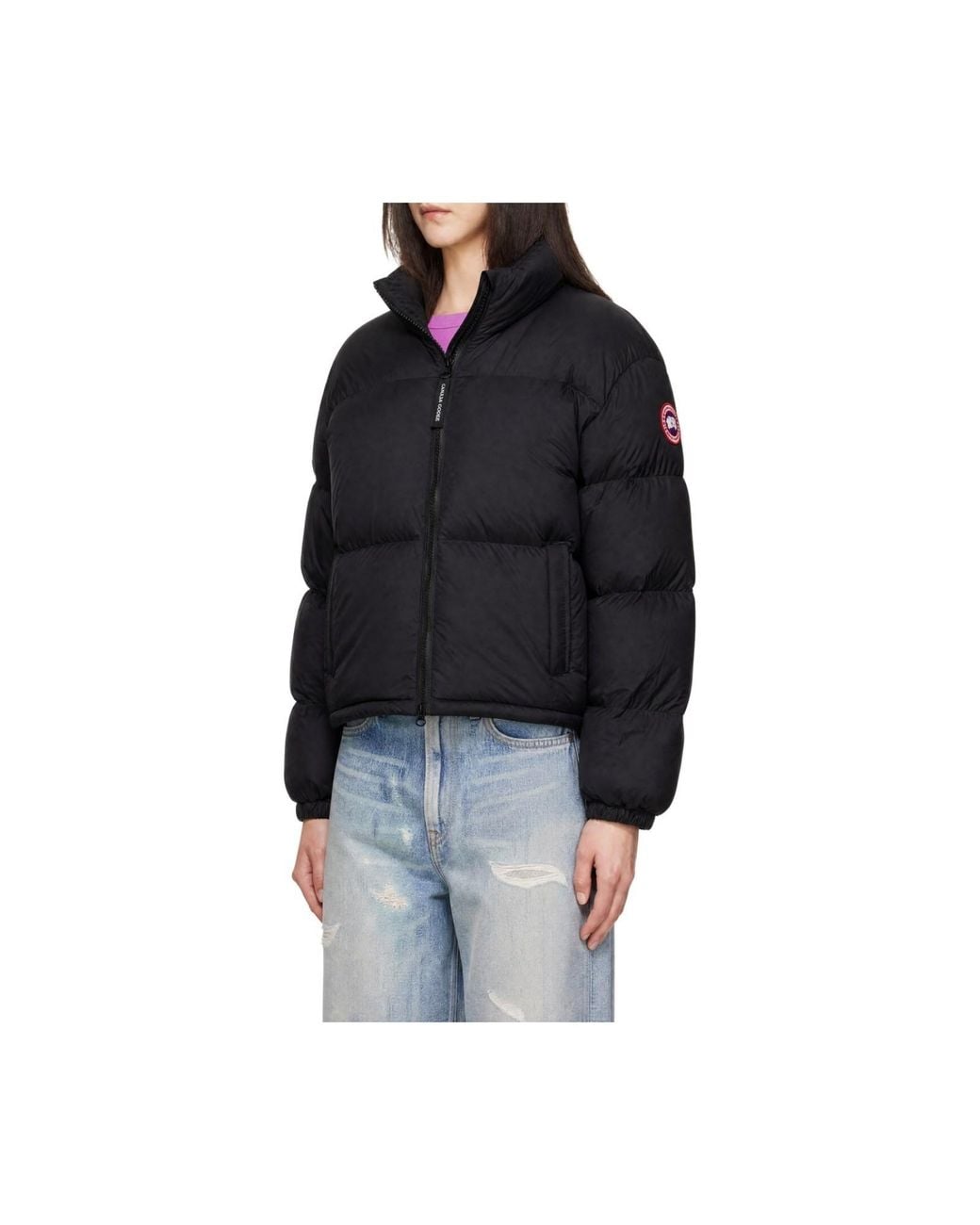 Canada Goose Blue Quilted Down Jacket