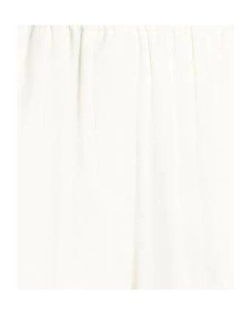 Brunello Cucinelli White Loose Trousers