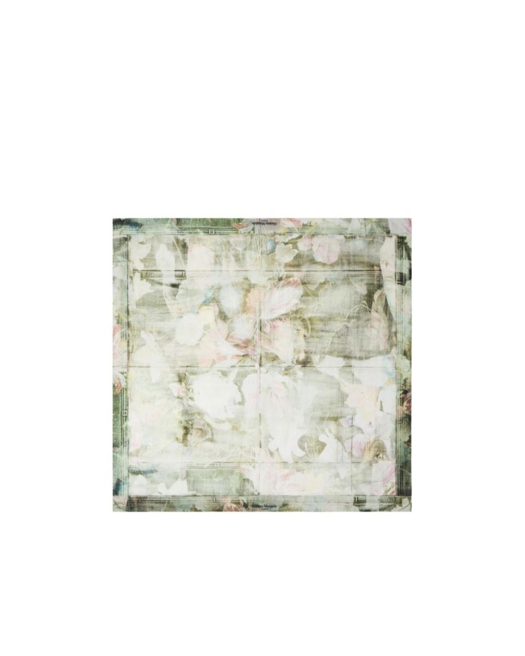 Maison Margiela Multicolor Floral-Print Scarf