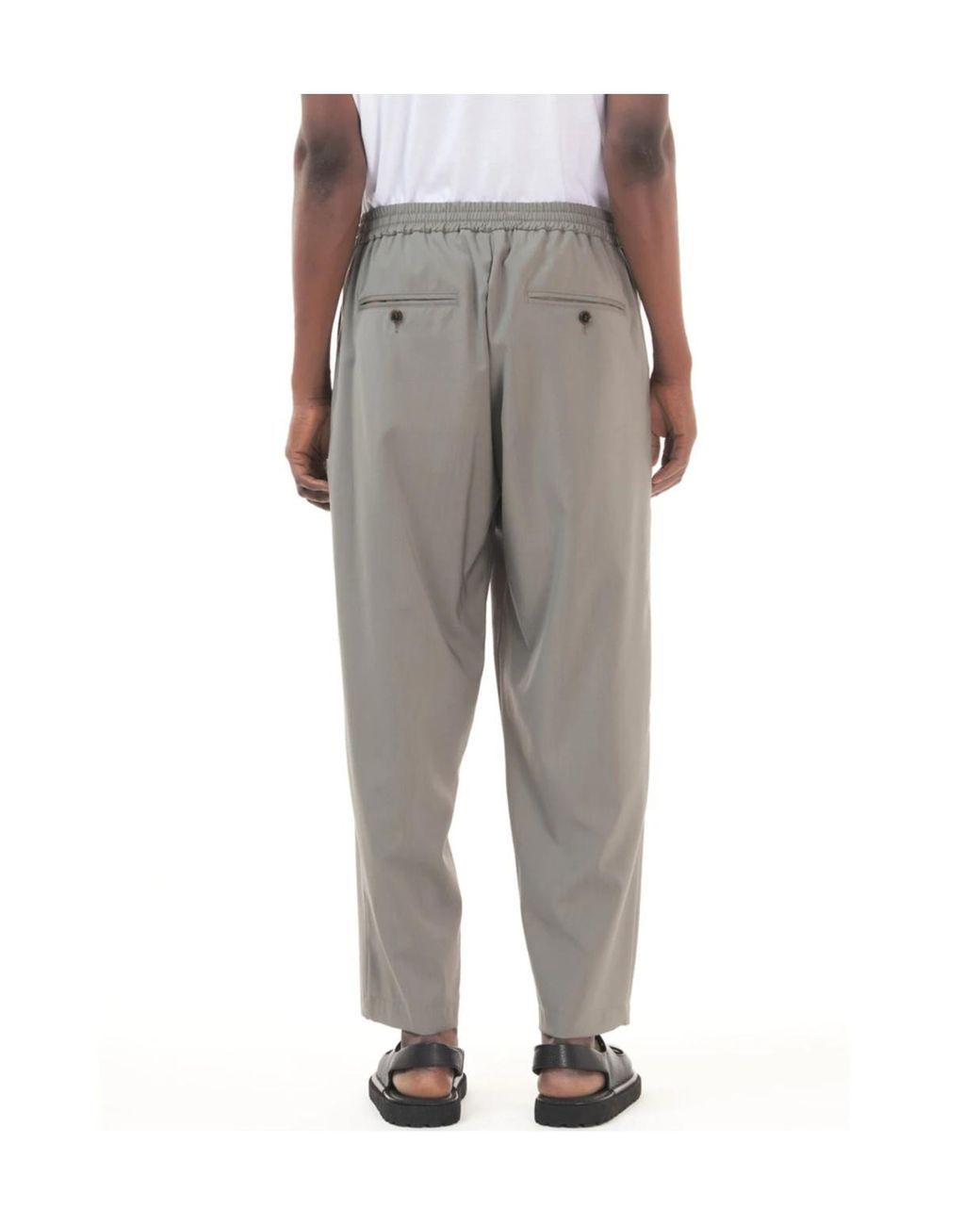 Barena Gray Ameo Straight Leg Trouser for men